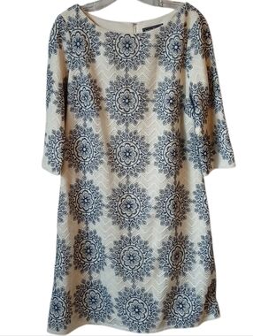 Jessica Howard Floral Crochet Dress Size 12